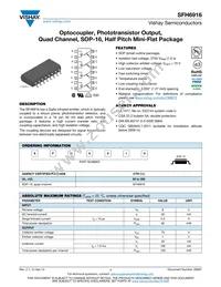 SFH6916-X001 Datasheet Cover