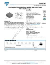 SFH691A-X001T Datasheet Cover