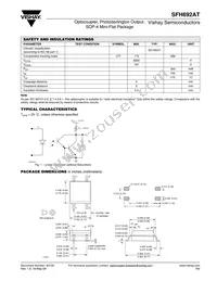 SFH692AT Datasheet Page 3