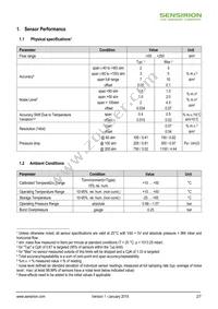 SFM3200-AW Datasheet Page 2