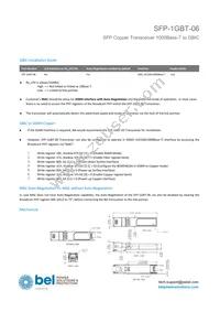SFP-1GBT-06 Datasheet Page 3