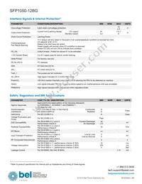 SFP1050-12BG Datasheet Page 3