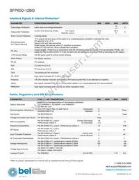 SFP650-12BG Datasheet Page 3