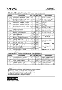 SFP9530 Datasheet Page 3