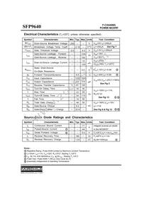 SFP9640 Datasheet Page 2