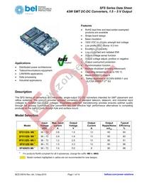 SFS13ZE-M6G Datasheet Cover