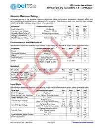 SFS13ZE-M6G Datasheet Page 2