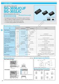 SG-3032JC 32.7680KB0 Datasheet Cover