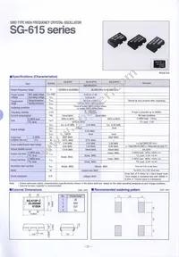 SG-615PCV 106.250MC0 Datasheet Cover
