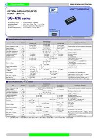 SG-636PCW 48.0000MC Datasheet Cover