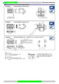 SG-8002JA 20.0000M-PCBLO Datasheet Page 2