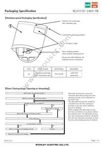 SG1111C-2405-TR Datasheet Page 13