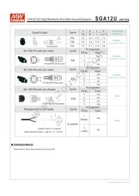 SGA12U15-P1J Datasheet Page 5