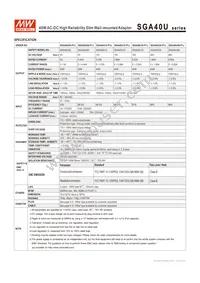 SGA40U18-P1J Datasheet Page 2