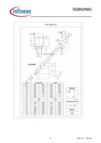 SGB02N60ATMA1 Datasheet Page 9