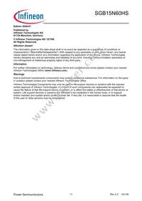 SGB15N60HSATMA1 Datasheet Page 11