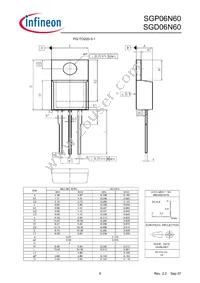 SGD06N60BUMA1 Datasheet Page 9