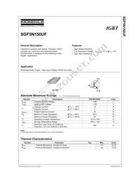 SGF5N150UFTU Datasheet Page 2