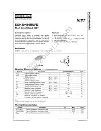SGH30N60RUFDTU Datasheet Page 2