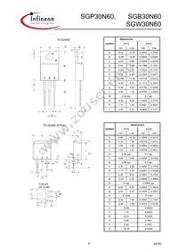 SGP30N60XKSA1 Datasheet Page 9