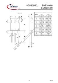 SGP30N60XKSA1 Datasheet Page 10