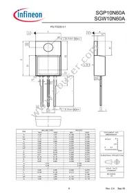 SGW10N60AFKSA1 Datasheet Page 9