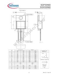 SGW30N60FKSA1 Datasheet Page 9