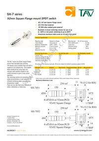 SH-7052RH Datasheet Cover