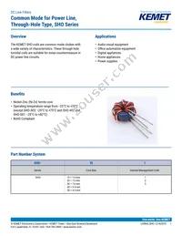 SHO-101 Datasheet Cover