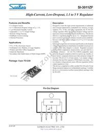 SI-3011ZF Datasheet Cover