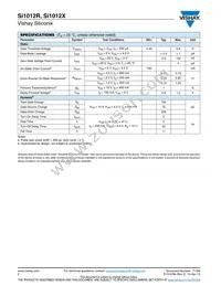 SI1012R-T1-E3 Datasheet Page 2