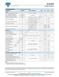 SI1013CX-T1-GE3 Datasheet Page 2