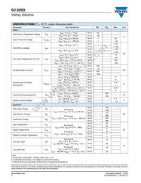 SI1029X-T1-E3 Datasheet Page 2