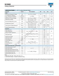 SI1058X-T1-GE3 Datasheet Page 2