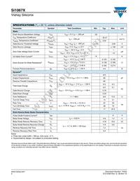 SI1067X-T1-GE3 Datasheet Page 2