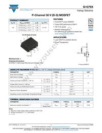 SI1079X-T1-GE3 Datasheet Cover