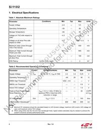 SI1102-A-GM Datasheet Page 4