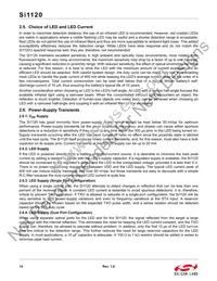 SI1120-A-GM Datasheet Page 14