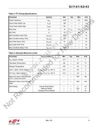 SI1142-A11-YM0 Datasheet Page 9