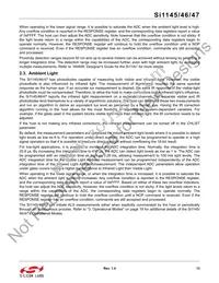 SI1147-A10-GMR Datasheet Page 13
