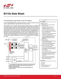 SI1153-AB9X-GMR Datasheet Cover