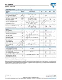 SI1304BDL-T1-GE3 Datasheet Page 2