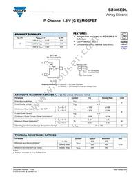 SI1305EDL-T1-E3 Datasheet Cover