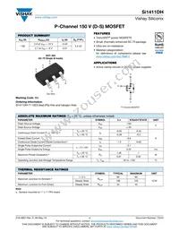 SI1411DH-T1-GE3 Datasheet Cover