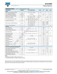 SI1414DH-T1-GE3 Datasheet Page 2