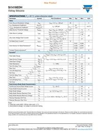 SI1416EDH-T1-GE3 Datasheet Page 2