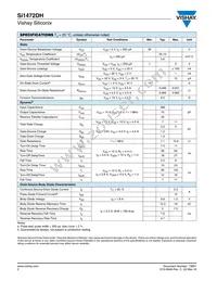 SI1472DH-T1-E3 Datasheet Page 2