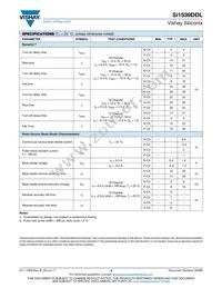 SI1539DDL-T1-GE3 Datasheet Page 3