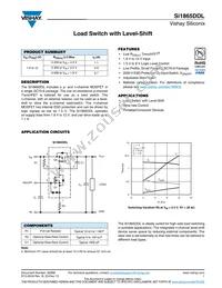 SI1865DDL-T1-GE3 Datasheet Cover