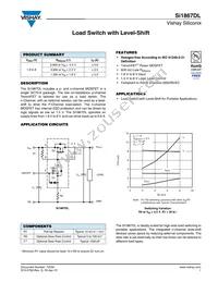 SI1867DL-T1-GE3 Datasheet Cover